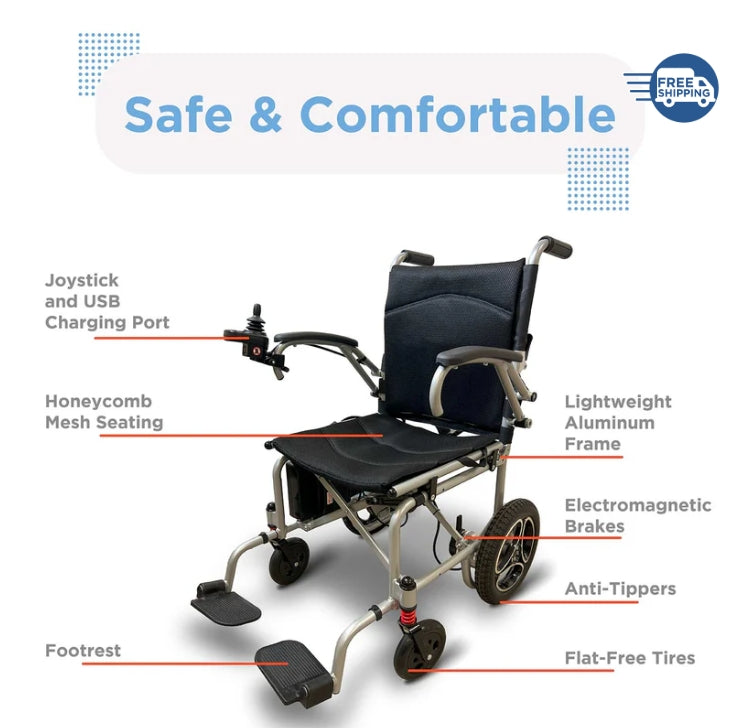 Journey Air Lightweight Folding Power Chair