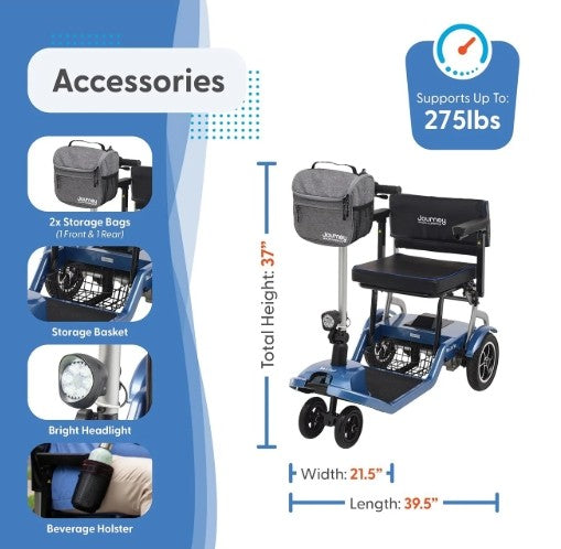 Journey So Lite Folding Power Scooter