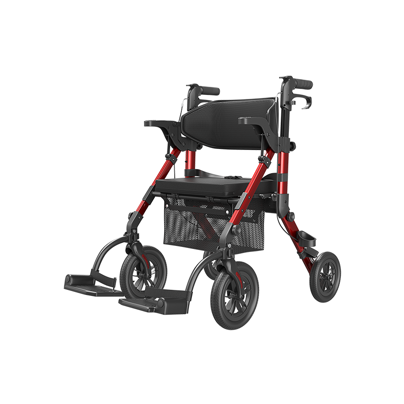 VOCIC Z51 COMBO 2 IN 1 ROLLATOR WALKER