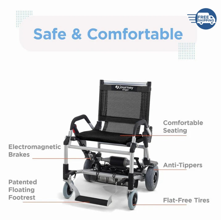 Journey Zinger Folding Power Chair