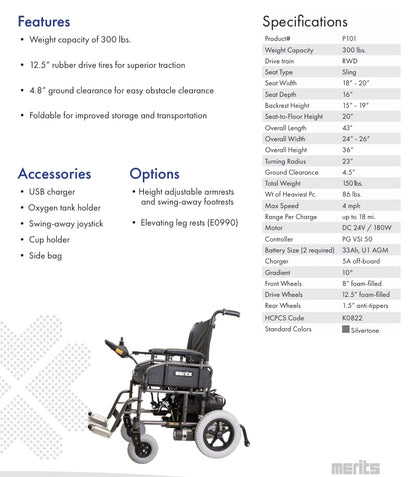 THE TRAVEL EASE FOLDING POWER WHEELCHAIR