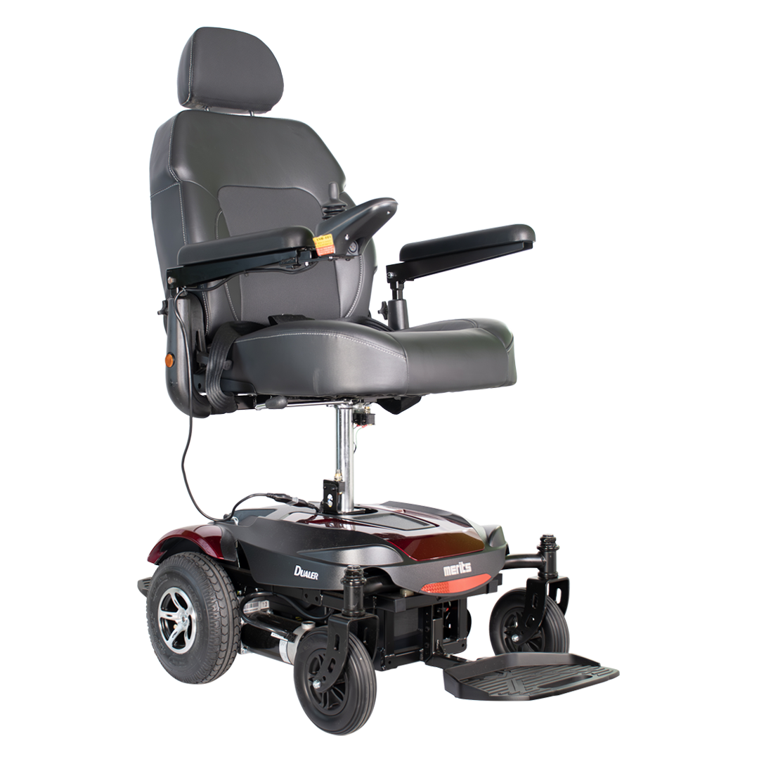 THE DUALER FWD-RWD POWER WHEELCHAIR