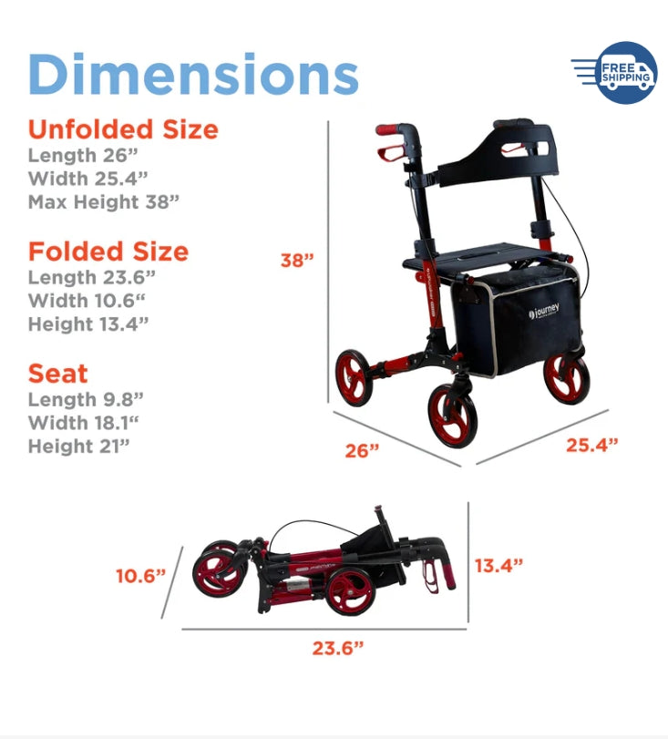 Upwalker Breeze Rollator