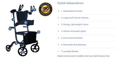 UPWalker Premium Lite (2024 Model) Dark Silver