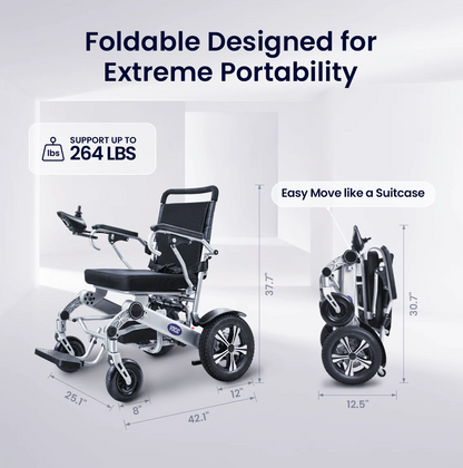 VOCIC V53 LIGHTWEIGHT FOLDABLE POWER CHAIR