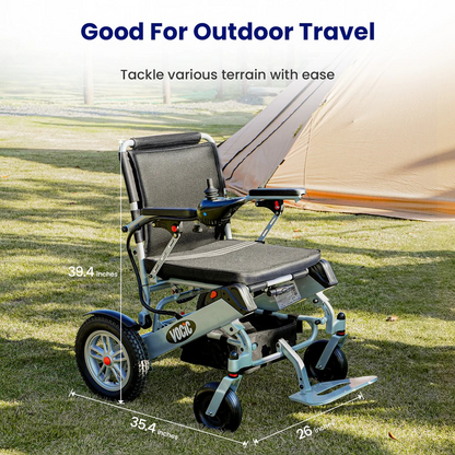 VOCIC V62 FOLDABLE DUAL-BATTERIES POWER WHEELCHAIR