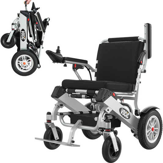 VOCIC V62 FOLDABLE DUAL-BATTERIES POWER WHEELCHAIR