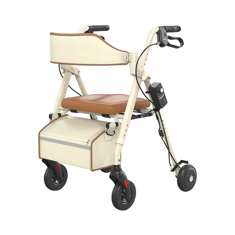 VOCIC Z63 3-Level Adjustable Damper Rollator Walker