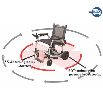 Journey Zoomer Lightweight Folding Power Chair
