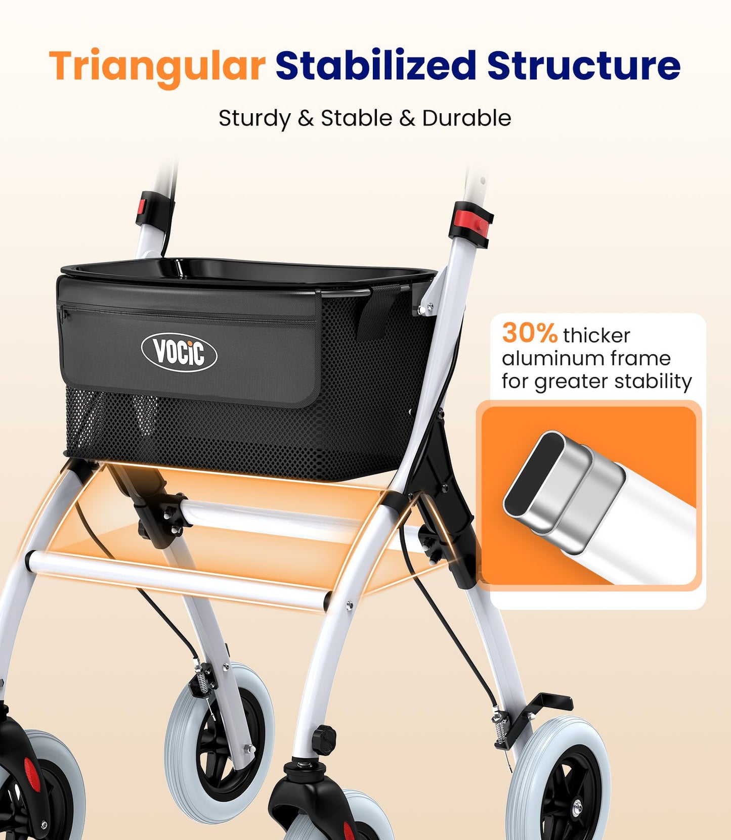 Z32 LIGHTWEIGHT INDOOR ROLLATOR WALKER