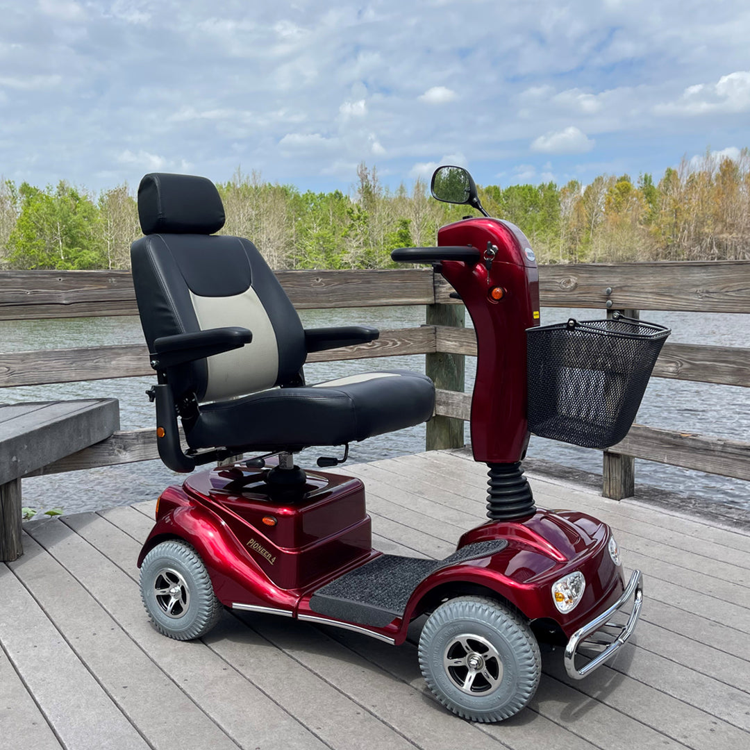 PIONEER 4-Durable four-wheel scooter designed for stability and longer travel distance