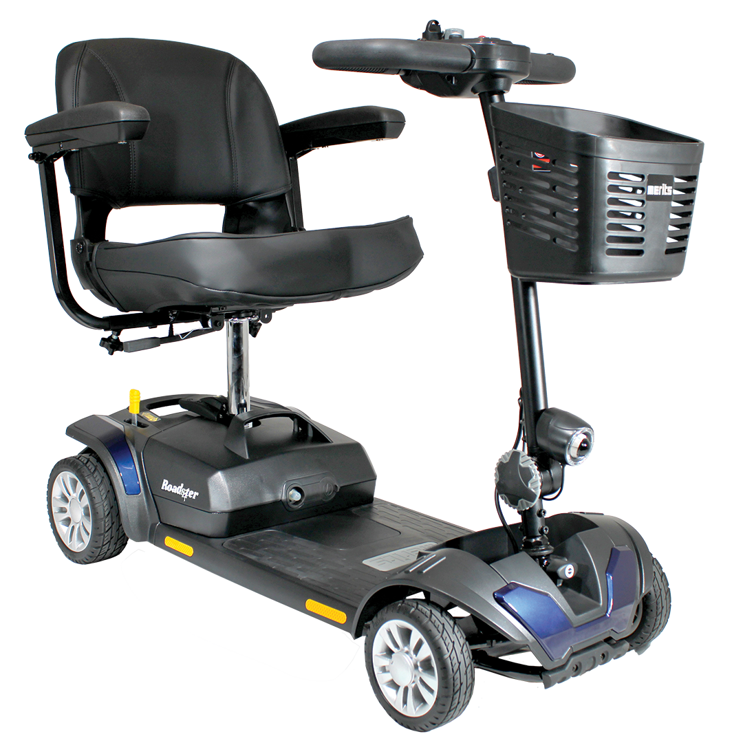 ROADSTER S4: Affordable and fashionable 4-wheel travel scooter