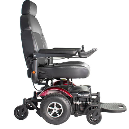 VISION SUPER: Heavy Duty Mid-Wheel Drive Power Wheelchair